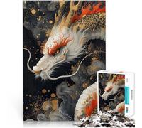 Puzzle da 1000 pezzi per adolescenti Arte del drago Difficile da completare ma divertente e umoristico offerte come regali per tutta la famiglia 52x38cm