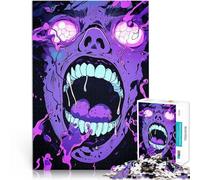 Puzzle da 1000 pezzi per adolescenti Arte del mostro urlante Giochi educativi Decorazione della casa Decorazioni e regali unici per la casa 75x50cm