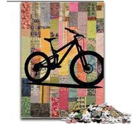 Puzzle da 1000 pezzi per adolescenti, arte della bicicletta, per 14+ anni, gioco stimolante come regalo per tutta la famiglia e gli amici (dimensioni 26x38cm)