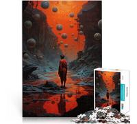 Puzzle da 1000 pezzi per adolescenti arte della meditazione Giocattolo educativo per l'apprendimento Gioco educativo per compleanno e Natale 75x50cm