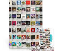 Puzzle da 1000 pezzi per adolescenti Arte di giunzione di poster retrò - 副本 Analisi e logica è ideale come regalo per tutta la famiglia 75x50cm