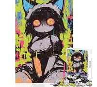 Puzzle da 1000 pezzi per adolescenti arte di strada anime ragazza decorazione per la casa giocattoli regali per donne e uomini gioco educativo per migliorare l'amore tra coppie dimensioni 50x75cm