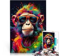 Puzzle da 1000 pezzi per adolescenti Arte fantastica delle scimmie Difficile Duro Ogni pezzo è unico - Gioco divertente e stimolante per tutta la famiglia 50x70cm