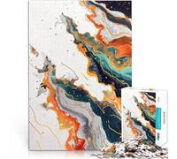 Puzzle da 1000 pezzi per adolescenti Arte fluida astratta Giocattoli per l'intrattenimento in famiglia perché è ideale come regalo per tutta la famiglia 38x26cm