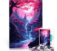 Puzzle da 1000 pezzi per adolescenti Arte giapponese dei fiori di ciliegio Giochi divertenti Adatto per la decorazione del desktop 38x26cm