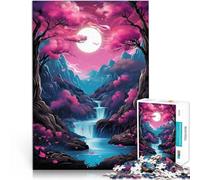 Puzzle da 1000 pezzi per adolescenti Arte giapponese dei fiori di ciliegio Regali di giochi impegnativi Decorazioni e regali unici per la casa 38x52cm