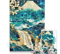Puzzle da 1000 pezzi per adolescenti, arte Kintsugi astratta, gioco rilassante, stimolante da completare, per rafforzare l'amore tra le coppie 38x26cm