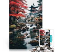 Puzzle da 1000 pezzi per adolescenti Arte paesaggistica giapponese Analisi e logica Ogni pezzo è unico - Gioco divertente e stimolante per tutta la famiglia 38x26cm