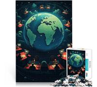Puzzle da 1000 pezzi per adolescenti Arte su Internet Antistress Vacanza in patria Uccidere il tempo Migliorare l'amore tra le coppie 75x50cm