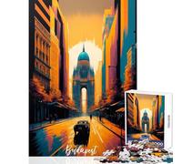 Puzzle da 1000 pezzi per adolescenti Artsy Budapest,giocattolo educativo,regali di Babbo Natale segreto,gioco educativo,collezione di artisti,belle arti,dimensioni 38x26cm