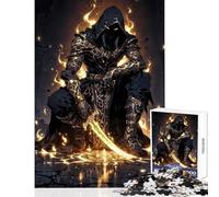 Puzzle da 1000 pezzi per adolescenti assassino rituale legato alla fiamma decorazione per la casa giocattoli regali di compleanno giochi educativi migliorare l'amore tra coppie dimensioni 38x52cm