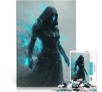 Puzzle da 1000 pezzi per adolescenti Assassino spettrale per il giocattolo di sfida del gioco educativo Lista dei desideri con Babbo Natale 38x26cm