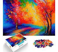 Puzzle da 1000 pezzi per adolescenti ASTRATTO IMPRESSIONISTA Vacanza a casa: uccidere il tempo perché è ideale come regalo per tutta la famiglia 52x38cm