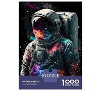 Puzzle Da 1000 Pezzi Per Adolescenti Astronaut in Space Poster, Picture, Metal Print, Paint by Atlas Mcguire Puzzle Per Adulti Giochi Rilassanti Migliorano La Memoria Regali Antistress 52x38cm/1000pcs