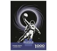 Puzzle Da 1000 Pezzi Per Adolescenti Astronaut Slam Dunk in Space Puzzle Per Adulti Gioco Per Famiglie Divertente E Spiritoso Regali Di Natale E Compleanno 70x50cm/1000pcs