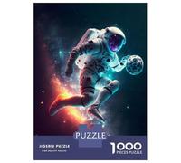 Puzzle Da 1000 Pezzi Per Adolescenti Astronaut Soccer Player Puzzle Per Adolescenti Giocattoli Antistress Regalo Di Compleanno, Natale 38x26cm/1000pcs