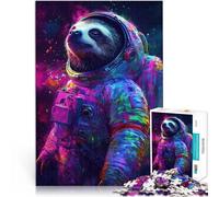 Puzzle da 1000 pezzi per adolescenti Astronauta bradipo Giocattolo educativo intellettuale decomprimente è ideale come regalo per tutta la famiglia 52x38cm