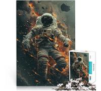 Puzzle da 1000 pezzi per adolescenti Astronauta Cosmic Wasteland Gioco di famiglia antistress sfida difficile Decorazione d'arte per la casa 38x26cm