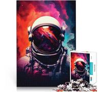 Puzzle da 1000 pezzi per adolescenti Astronauta Galassia Cosmica Giocattolo educativo antistress perché è ideale come regalo per tutta la famiglia 38x26cm
