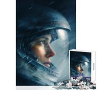 Puzzle da 1000 pezzi per adolescenti Astronauta in una bufera di neve giocattolo decorazione da parete regalo divertente gioco rompicapo per migliorare l'amore tra coppie dimensioni 50x75cm