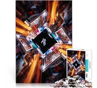 Puzzle da 1000 pezzi per adolescenti Astronauta nel tunnel spaziale Analisi e logica Attività divertenti a casa, regali di compleanno, regali di viaggio, 70x100cm