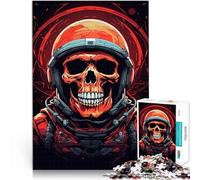 Puzzle da 1000 pezzi per adolescenti Astronauta teschio nello spazio Analisi e logica Attività divertenti a casa, regali di compleanno, regali di viaggio, 38x26cm