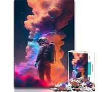 Puzzle da 1000 pezzi per adolescenti Astronauta tra le nuvole 1000 pezzi per adulti, gioco per famiglie antistress, sfida difficile, adatto alle coppie (dimensioni 38x26cm)