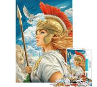 Puzzle da 1000 pezzi per adolescenti Atena Dea della Guerra Puzzle per adulti giocattolo decorativo da parete antistress (dimensioni 38x26cm)
