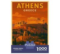 Puzzle Da 1000 Pezzi Per Adolescenti Athens Greece Travel Puzzle Per Adulti Gioco Pratico Assemblaggio Di Modelli Regali Unici Per Compleanni E Occasioni Speciali 52x38cm/1000pcs