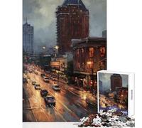 Puzzle da 1000 pezzi per adolescenti Atlanta Charm USA Giocattoli antistress Regali di Babbo Natale segreto Giochi rilassanti Migliorare l'amore tra coppie Dimensioni 38x52cm