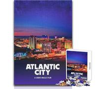 Puzzle da 1000 pezzi per adolescenti Atlantic City Impossible Game Regali per donne Regali di Babbo Natale segreto Dimensioni 38x26cm