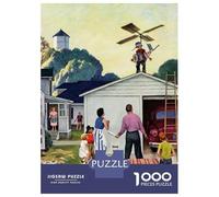 Puzzle Da 1000 Pezzi Per Adolescenti Attempt to Fly Puzzle Per Adulti Giochi Per Famiglie Un'opera D'arte Regali Unici Per Compleanno E Natale 38x26cm/1000pcs