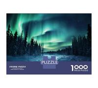 Puzzle Da 1000 Pezzi Per Adolescenti Aurora Borealis Photography Puzzle Per Adulti Giocattolo Decorazione Da Parete Modello Da Assemblare Ottimo Regalo Per I Giocatori 70x50cm/1000pcs