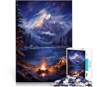 Puzzle da 1000 pezzi per adolescenti aurora della natura nordica Allena il tuo cervello e le tue mani Gioco educativo per compleanno e Natale 38x26cm