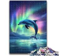 Puzzle da 1000 pezzi per adolescenti Aurora Dolphin Learning Educational Toys Attività divertenti a casa, regalo di compleanno, regali di viaggio 26x38cm