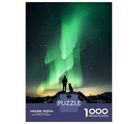 Puzzle Da 1000 Pezzi Per Adolescenti Aurora Night With My Dog Puzzle Per Adolescenti Gioco Rompicapo Ma Divertente E Umoristico Compleanno 38x26cm/1000pcs