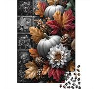 Puzzle Da 1000 Pezzi Per Adolescenti Autumn Harvest Decorations Puzzle Per Adulti Giochi Per Famiglie Decorazione Da Parete Regali Unici Per Compleanno E Natale 52x38cm/1000pcs