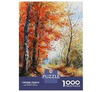Puzzle Da 1000 Pezzi Per Adolescenti Autumn Trail Canvas Puzzle Per Adulti Giocattolo Decorazione Da Parete Analisi E Logica Aiutano L'esercizio Del Cervello 70x50cm/1000pcs