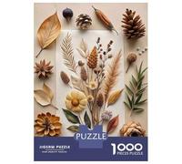 Puzzle Da 1000 Pezzi Per Adolescenti Autumnal Still Life with Dried Elements Puzzle Per Adulti Giocattolo Decorazione Da Parete Vacanza A Casa Ammazzare Il Tempo È Ideale Come Regalo 38x26cm/1000pcs