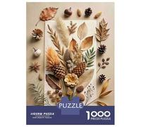 Puzzle Da 1000 Pezzi Per Adolescenti Autumnal Still Life with Natural Elements Puzzle Per Adulti Giocattoli Fai Da Te Sfida Difficile Aiuta Ad Allenare Il Cervello 70x50cm/1000pcs