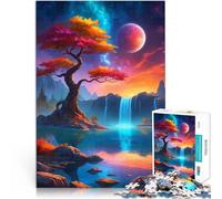 Puzzle da 1000 pezzi per adolescenti Autunno su un pianeta lontano Difficile e sfidante Decorazione murale Regali unici per compleanno e Natale 52x38cm