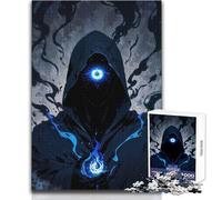 Puzzle da 1000 pezzi per adolescenti Azure Seer︰ Watcher Beyond The Veil Giocattoli Giochi educativi Sfida difficile Regalo per compleanni Dimensioni 38x26cm
