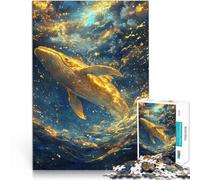 Puzzle da 1000 pezzi per adolescenti Balena d'oro degli abissi Giochi educativi fai da te Ogni pezzo è unico - Gioco divertente e stimolante per tutta la famiglia 50x70cm