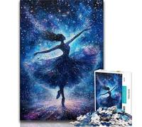 Puzzle da 1000 pezzi per adolescenti Ballerina galattica, antistress per ammazzare il tempo in casa, ideale come regalo per tutta la famiglia per età 14 anni 38x26cm