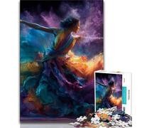 Puzzle da 1000 pezzi per adolescenti ballerina puzzle da 1000 pezzi interessante riduzione dello stress interazione genitore-figlio 75x50cm