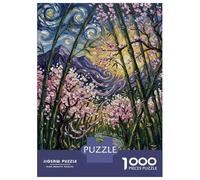 Puzzle Da 1000 Pezzi Per Adolescenti Bamboo Forest with Cherry Blossoms Puzzle Per Adulti Giochi Rilassanti Vacanza A Casa Passatempo Impegnativo Da Completare 70x50cm/1000pcs