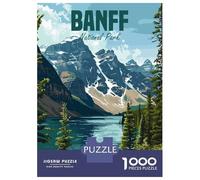 Puzzle Da 1000 Pezzi Per Adolescenti Banff National Park Puzzle Per Adolescenti Giochi Rilassanti Migliora La Memoria Regali Per Amici E Familiari 38x26cm/1000pcs