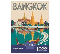 Puzzle Da 1000 Pezzi Per Adolescenti Bangkok Travel Puzzle Per Adolescenti Gioco Pratico Decorazione Perfetta Per È Ideale Come Regalo 52x38cm/1000pcs