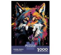 Puzzle Da 1000 Pezzi Per Adolescenti Banksy Wolf Graffiti Art Puzzle Per Adolescenti Giochi Per Famiglie Sfida Difficile Regali Di Compleanno E Unici 52x38cm/1000pcs