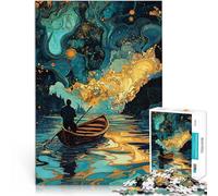 Puzzle da 1000 pezzi per adolescenti Barcaiolo solitario Difficile da completare ma divertente e umoristico Ottimo regalo per i giochi 38x26cm